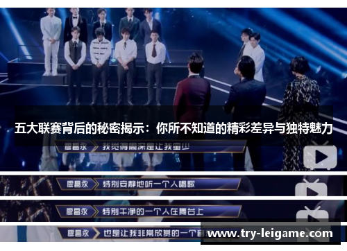 五大联赛背后的秘密揭示：你所不知道的精彩差异与独特魅力
