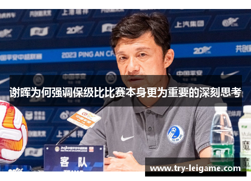 谢晖为何强调保级比比赛本身更为重要的深刻思考 谢晖为何强调保级比比赛本身更为重要的深刻思考